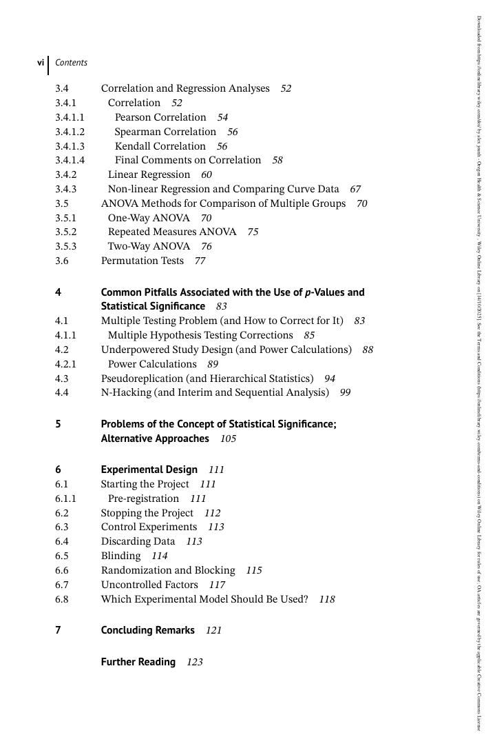 Preview page 6 of eBook PDF Basic Statistics for Life Scientists A Concise Handbook of Essential Techniques 1st Edition By Jakub Tomek, Da