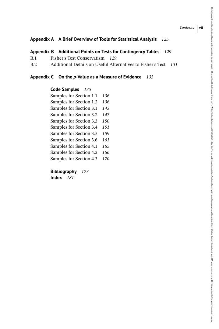 Preview page 7 of eBook PDF Basic Statistics for Life Scientists A Concise Handbook of Essential Techniques 1st Edition By Jakub Tomek, Da