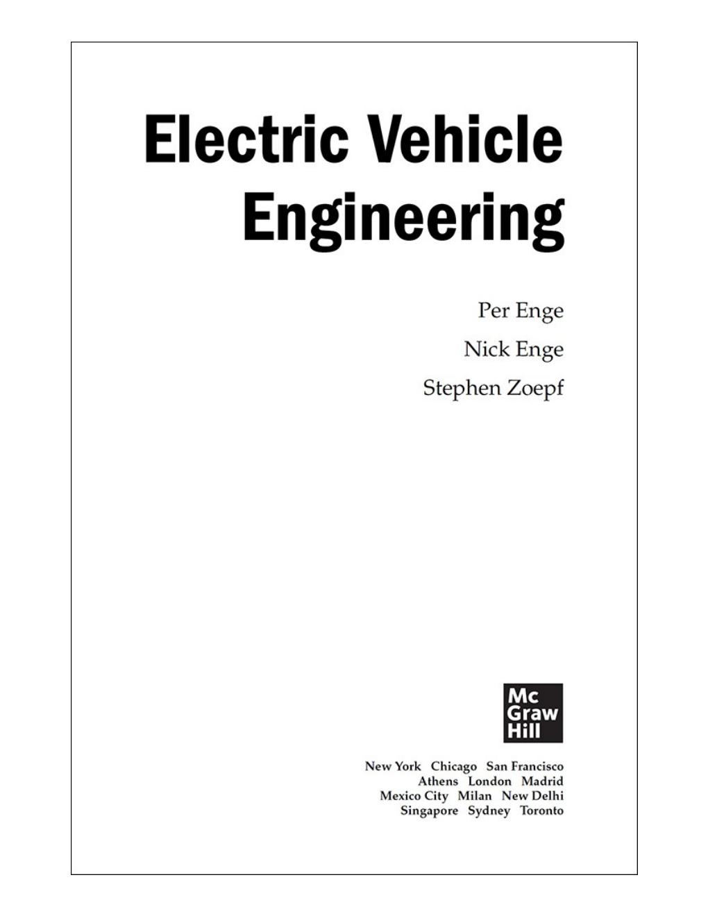 Preview page 2 of eBook PDF Electric Vehicle Engineering By Per Enge, Nick Enge, Stephen Zoepf