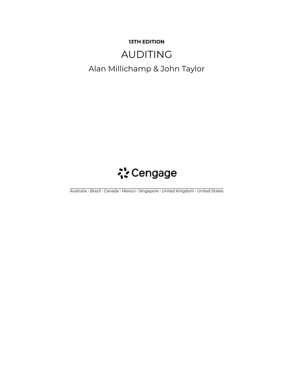 Preview page 4 of eBook EPUB PDF Auditing 13th Edition By John Taylor, Alan Millichamp