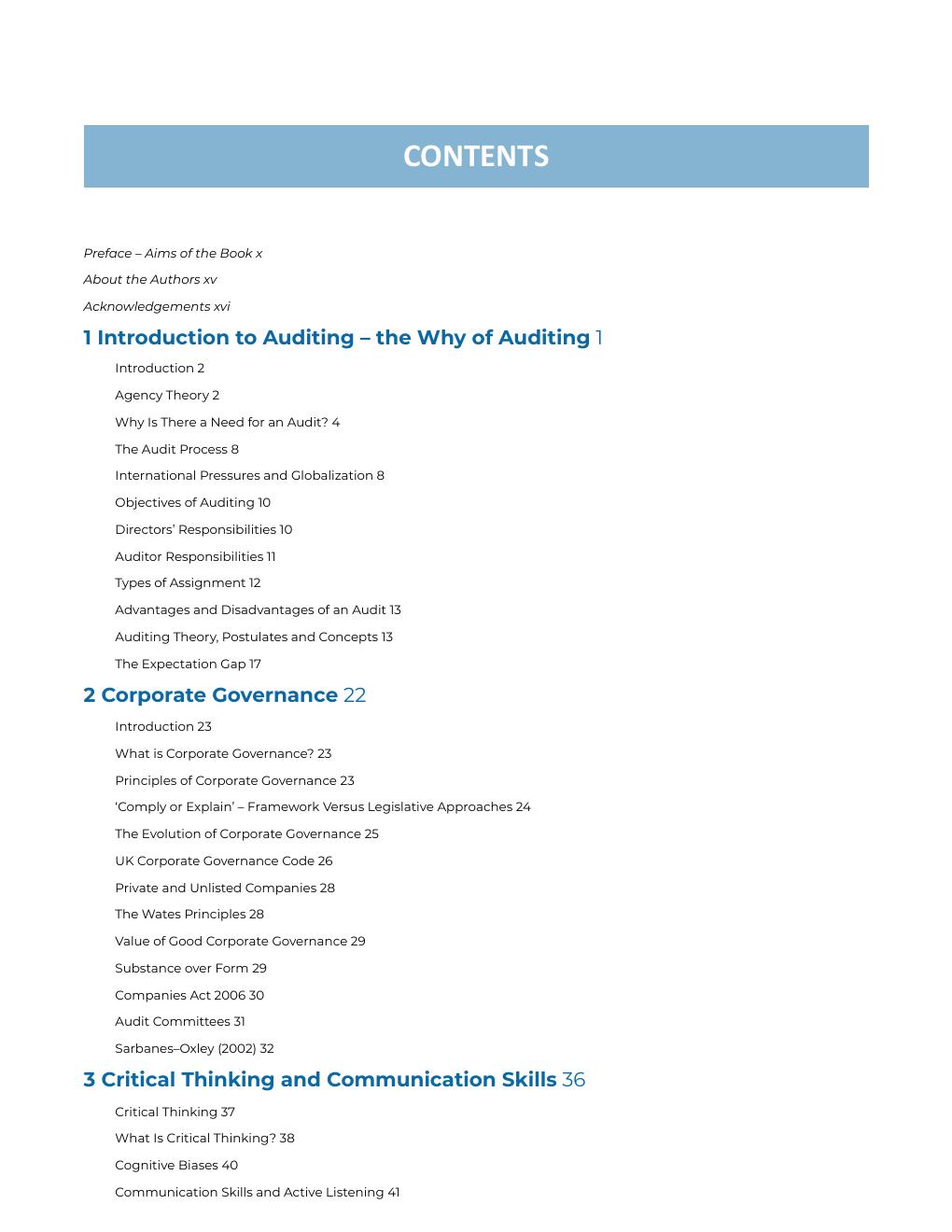 Preview page 10 of eBook EPUB PDF Auditing 13th Edition By John Taylor, Alan Millichamp
