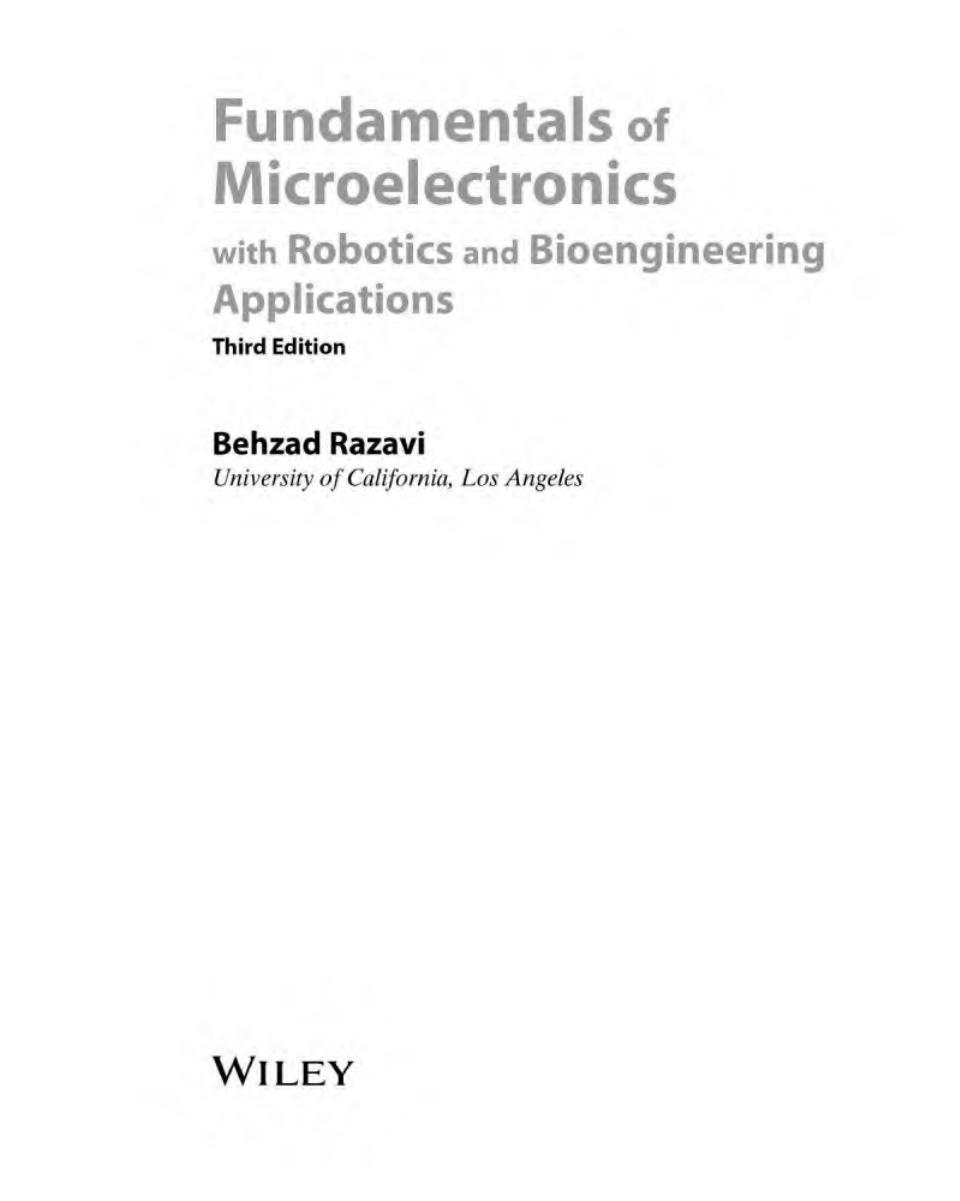 Preview page 3 of eBook PDF Fundamentals of Microelectronics 3rd Edition By Behzad Razavi