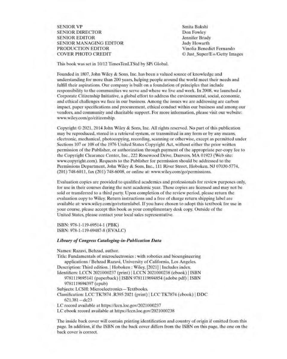 Preview page 4 of eBook PDF Fundamentals of Microelectronics 3rd Edition By Behzad Razavi