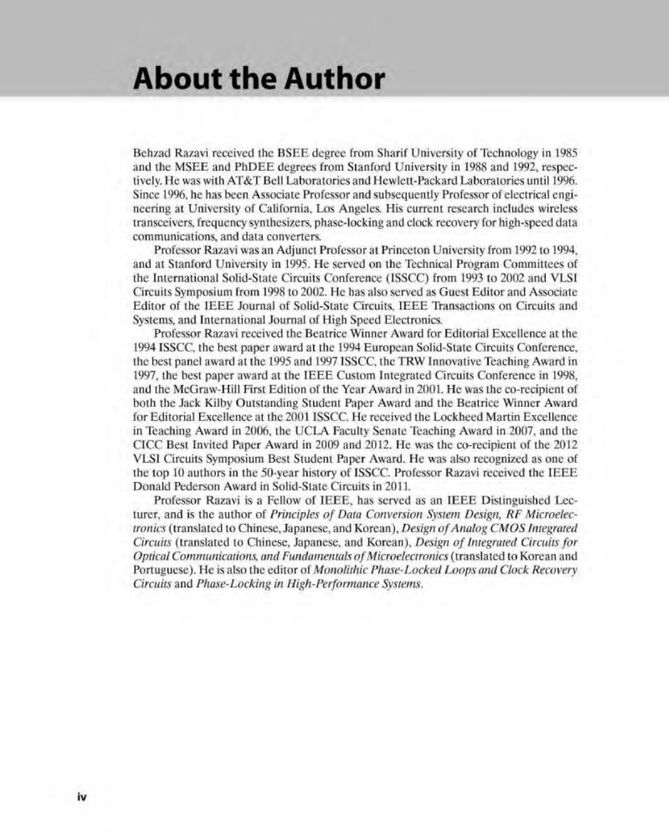 Preview page 6 of eBook PDF Fundamentals of Microelectronics 3rd Edition By Behzad Razavi