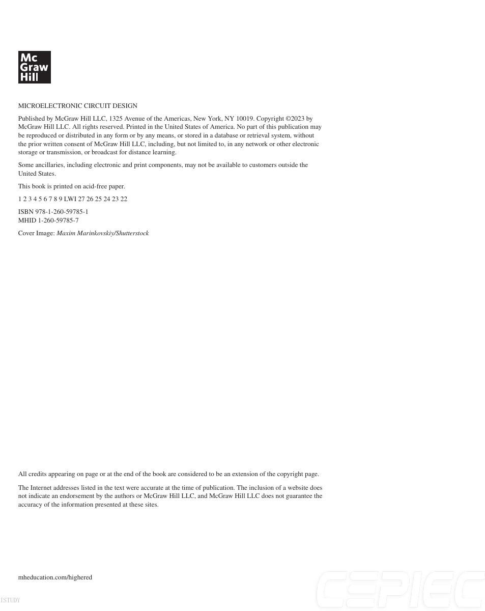 Preview page 5 of Microelectronic Circuit Design 6th Edition By Richard Jaeger, Travis Blalock