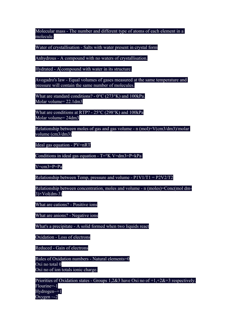 Preview page 3 of As Level Chemistry Exam/with Complete solutions