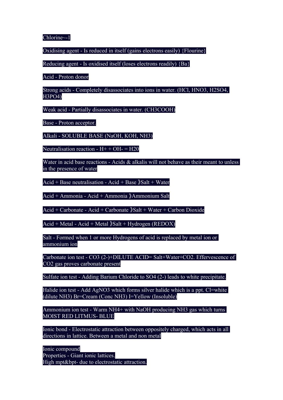 Preview page 4 of As Level Chemistry Exam/with Complete solutions