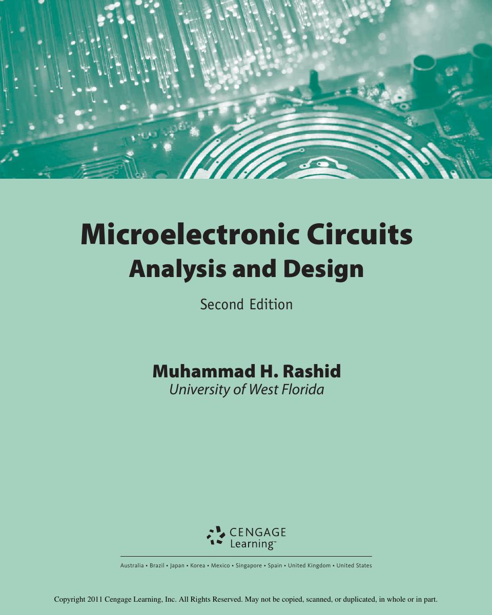 Preview page 2 of eBook PDF Microelectronic Circuits Analysis & Design 2nd Edition By Muhammad Rashid