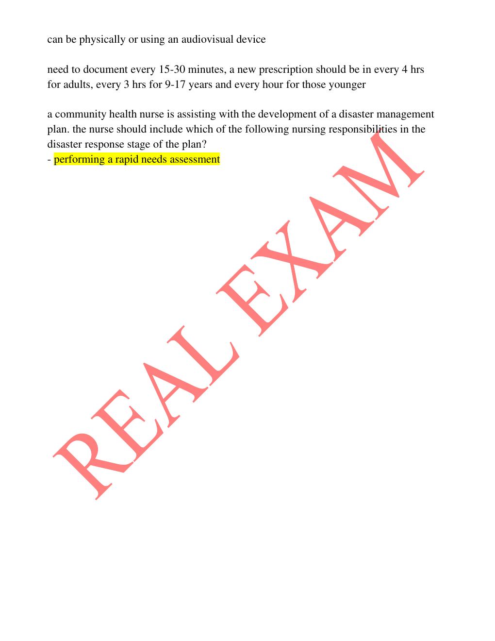 Preview page 2 of NGN RN ATI Capstone Proctored Comprehensive  Assessment 2019 A /ATI Comprehensive Practice  2019 A/ Latest Version /Ques