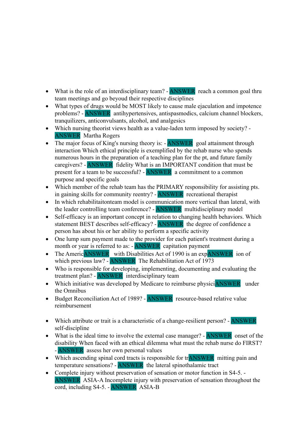 Preview page 3 of CRRN Test 1 Exam Prep: Fully  Updated Study Guide with  Verified Correct Answers  (2026–2027)