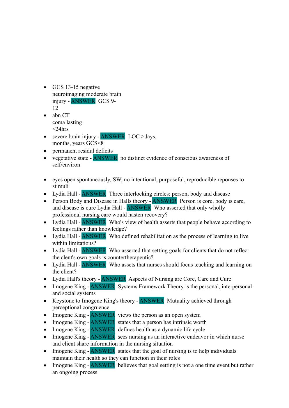Preview page 5 of CRRN Test 1 Exam Prep: Fully  Updated Study Guide with  Verified Correct Answers  (2026–2027)