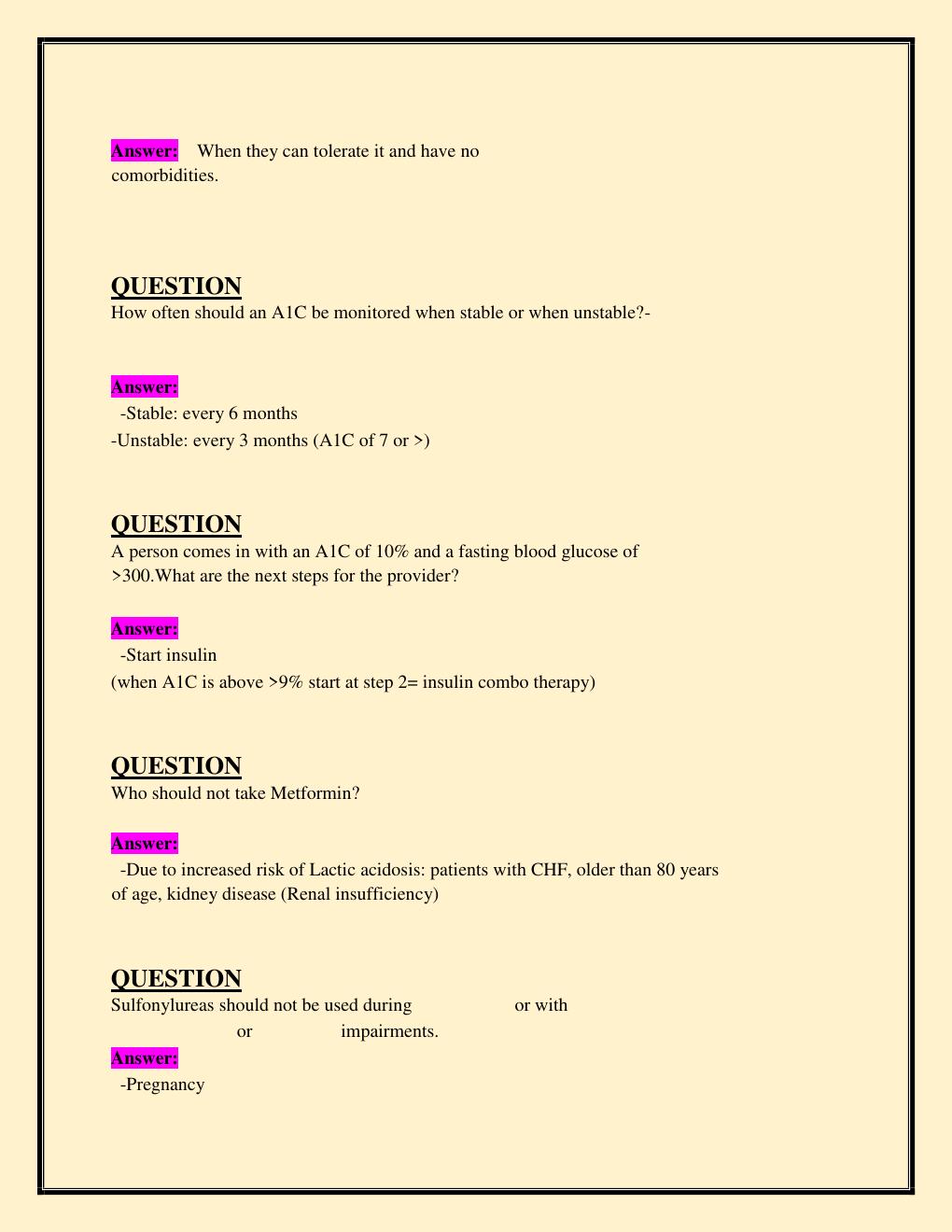 Preview page 3 of NR 565 Advanced Pharmacology Final Exam  Chamberlain College