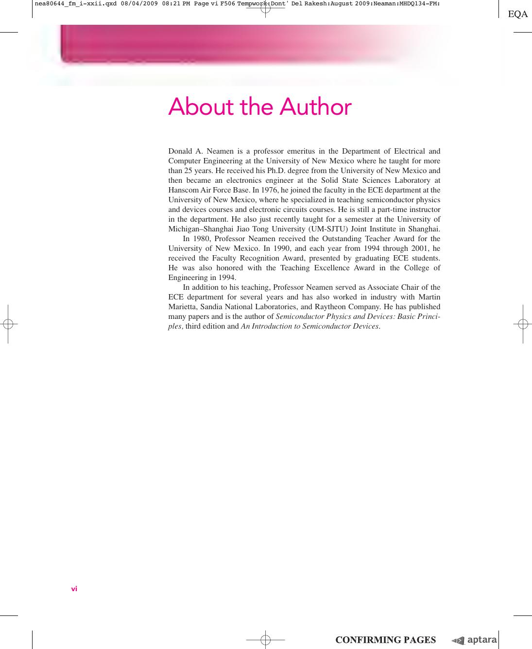 Preview page 7 of Microelectronics Circuit Analysis and Design 4th Edition By Donald Neamen