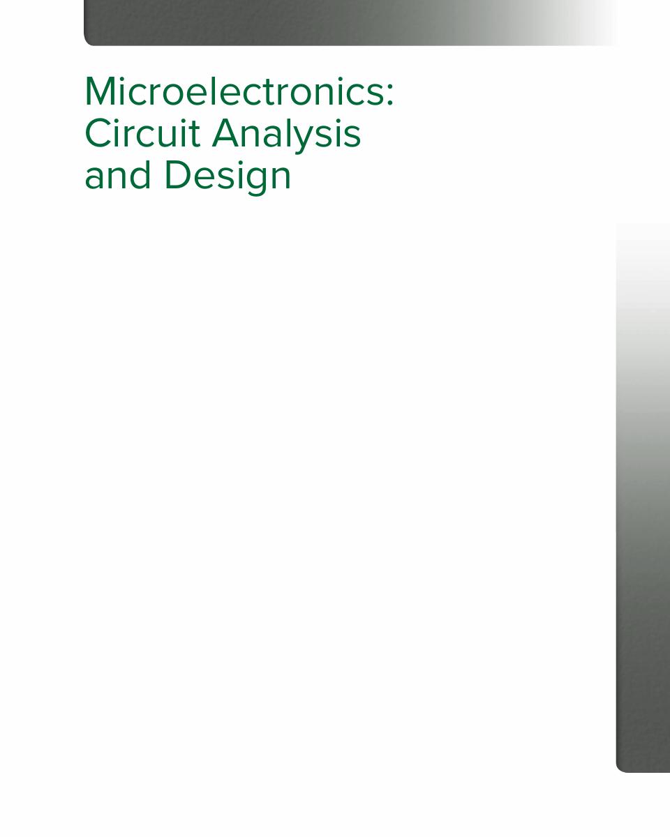 Preview page 2 of eBook PDF Microelectronics Circuit Analysis and Design 2025 Release By Donald Neamen, Phyllis Nelson
