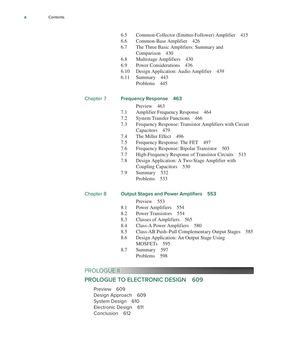 Preview page 10 of eBook PDF Microelectronics Circuit Analysis and Design 2025 Release By Donald Neamen, Phyllis Nelson