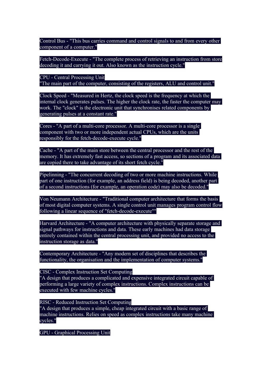 Preview page 2 of A level Computer Science EXAM (OCR - H446)/ with accurate answers