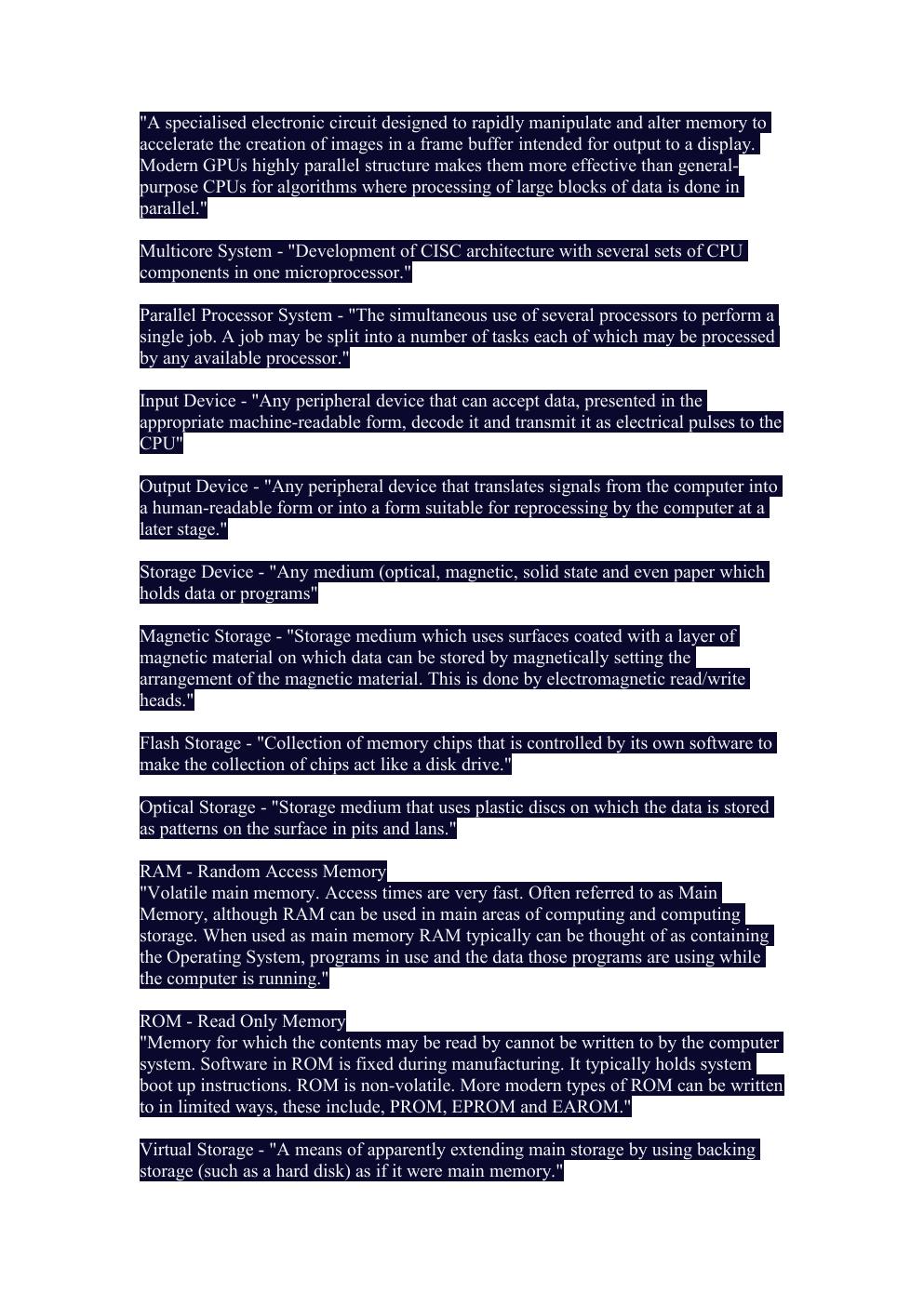 Preview page 3 of A level Computer Science EXAM (OCR - H446)/ with accurate answers