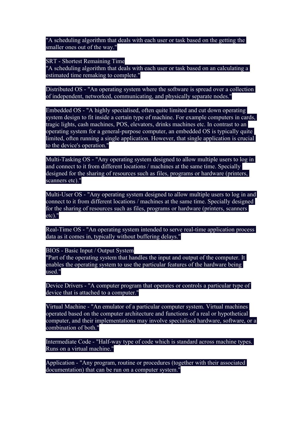 Preview page 5 of A level Computer Science EXAM (OCR - H446)/ with accurate answers
