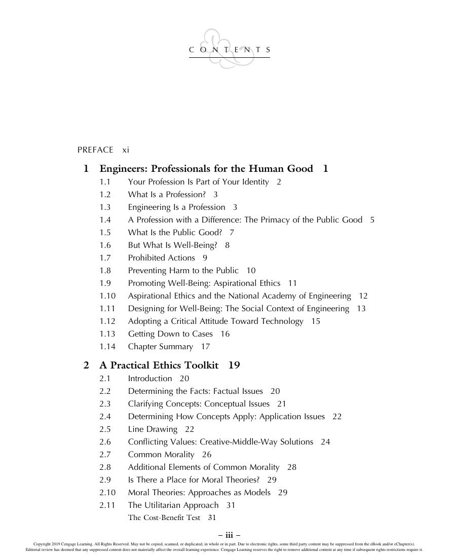 Preview page 5 of Engineering Ethics Concepts and Cases 6th Edition By Englehardt, Elaine E Harris, Charles Edwin, James, Ray