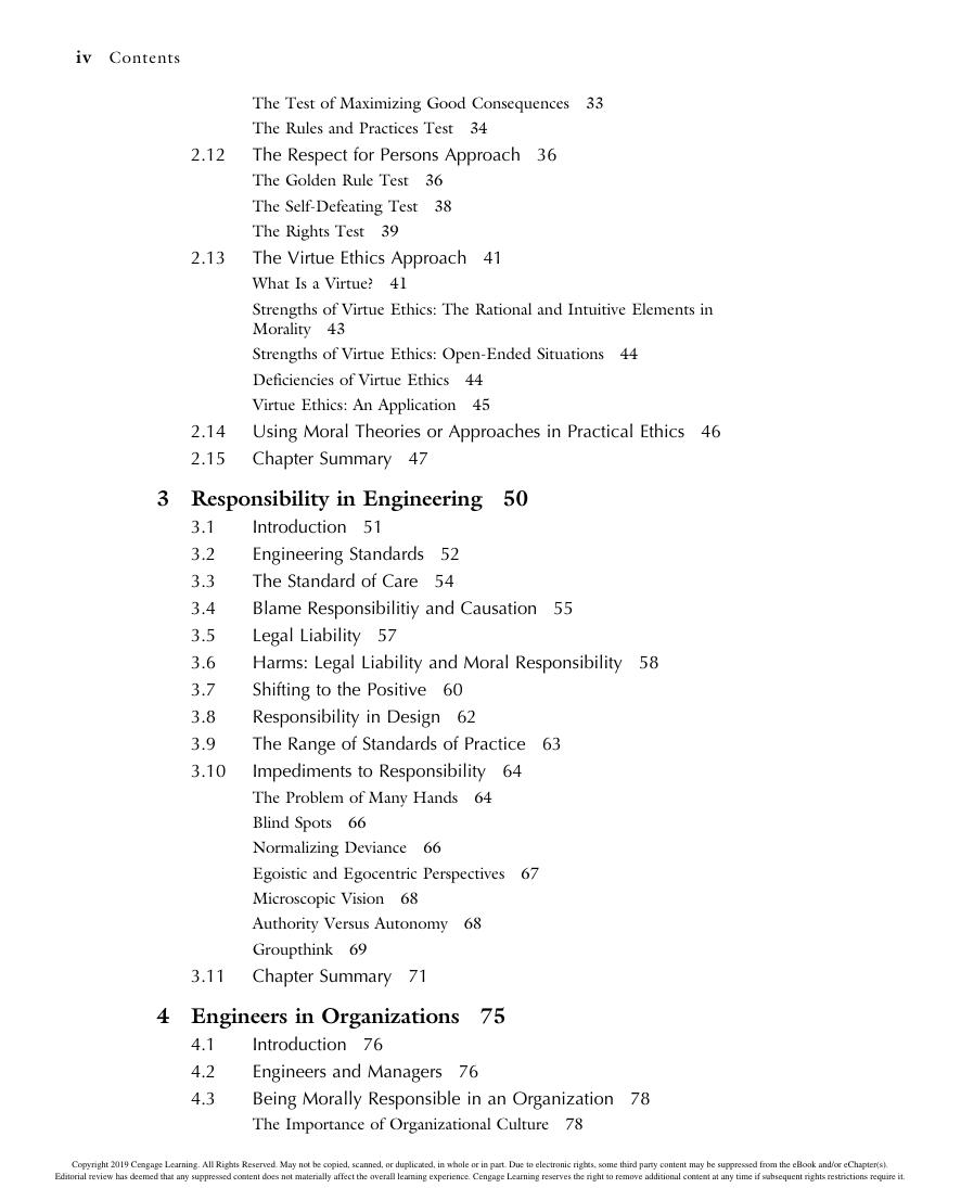 Preview page 6 of Engineering Ethics Concepts and Cases 6th Edition By Englehardt, Elaine E Harris, Charles Edwin, James, Ray
