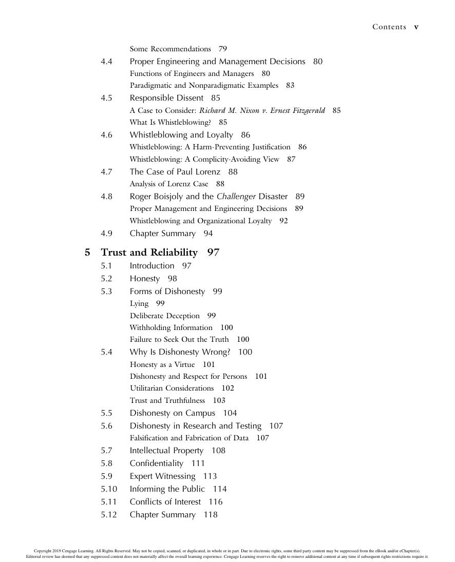 Preview page 7 of Engineering Ethics Concepts and Cases 6th Edition By Englehardt, Elaine E Harris, Charles Edwin, James, Ray