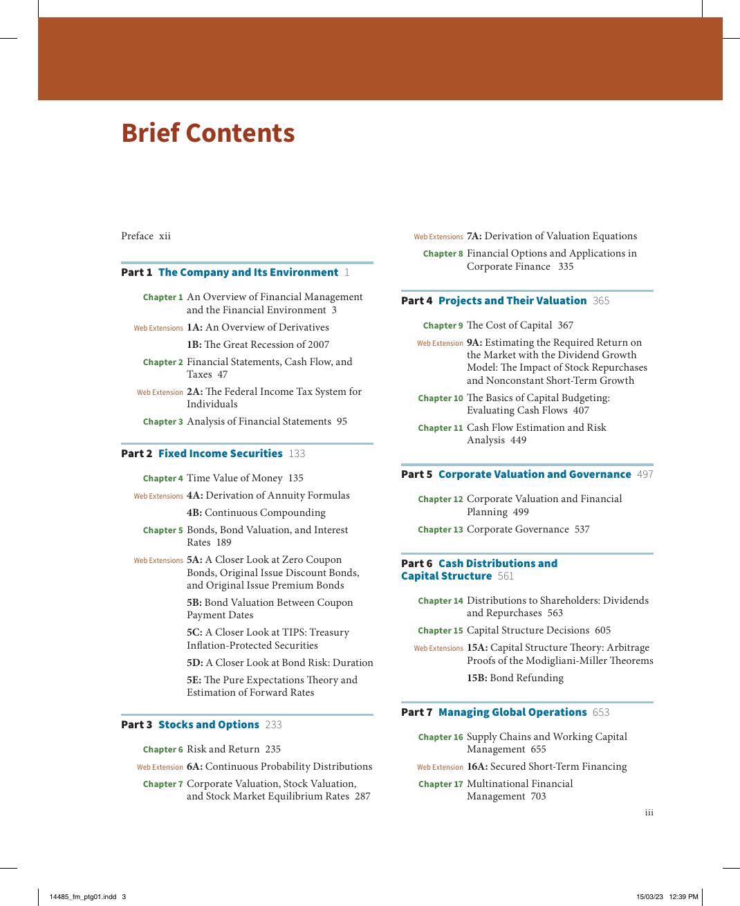 Preview page 4 of Financial Management Theory and Practice 17th Edition By Eugene F. Brigham, Michael C. Ehrhardt