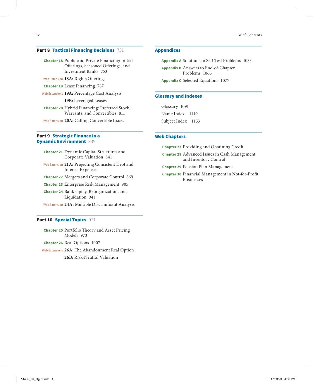 Preview page 5 of Financial Management Theory and Practice 17th Edition By Eugene F. Brigham, Michael C. Ehrhardt