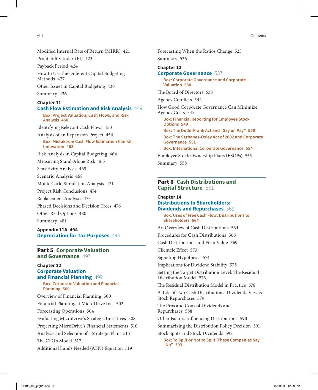 Preview page 9 of Financial Management Theory and Practice 17th Edition By Eugene F. Brigham, Michael C. Ehrhardt