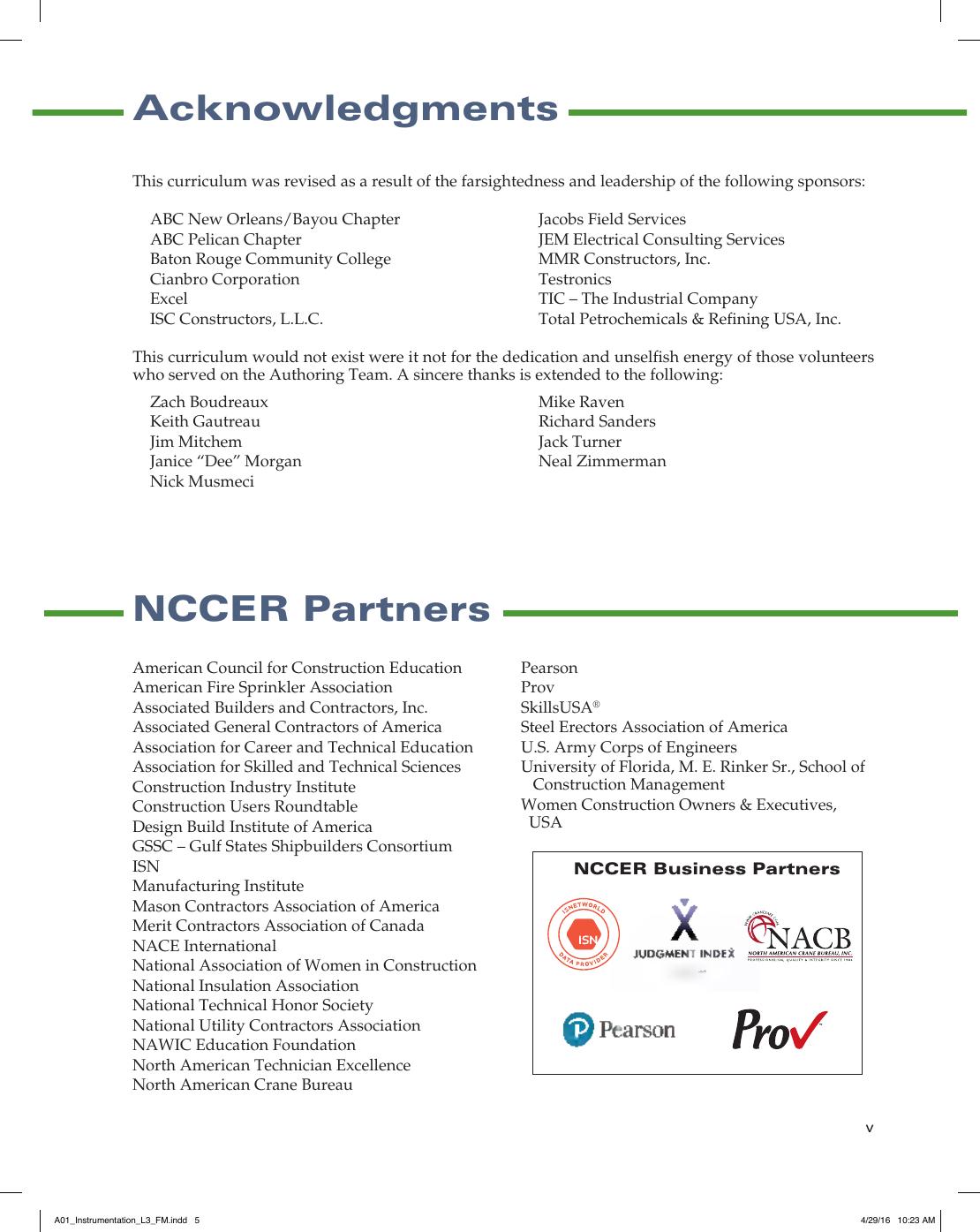 Preview page 8 of Instrumentation Trainee Guide, Level 3 3rd Edition By NCCER