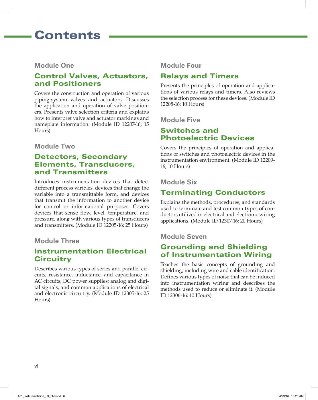 Preview page 9 of Instrumentation Trainee Guide, Level 3 3rd Edition By NCCER