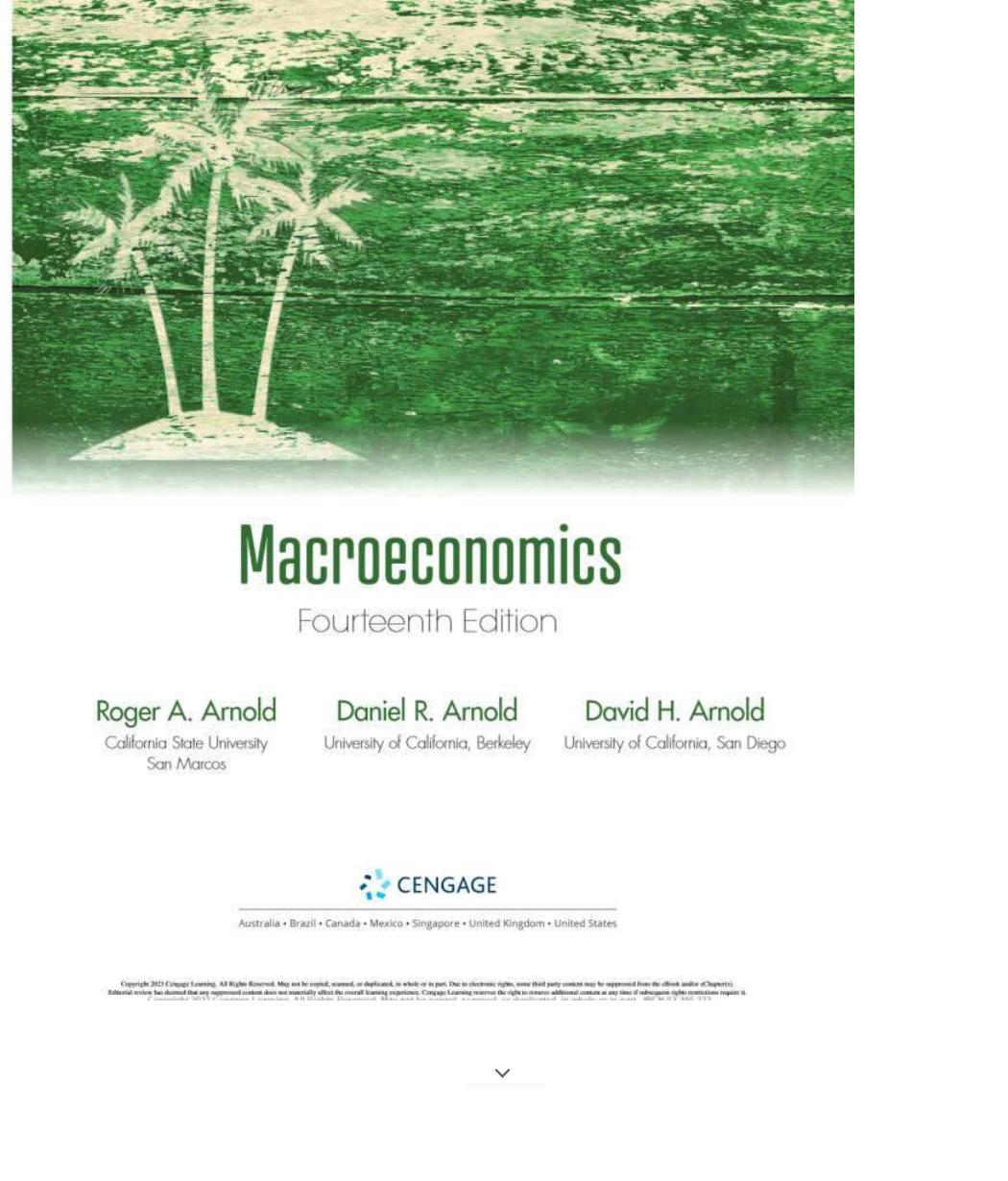 Preview page 3 of eBook PDF Macroeconomics 14th Edition By Roger Arnold, Daniel Arnold, David Arnold