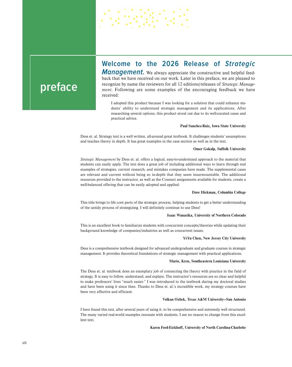 Preview page 8 of Strategic Management Creating Competitive Advantages 2026 Release By Gregory Dess, Gerry McNamara, Alan Eisner, Steve Sa
