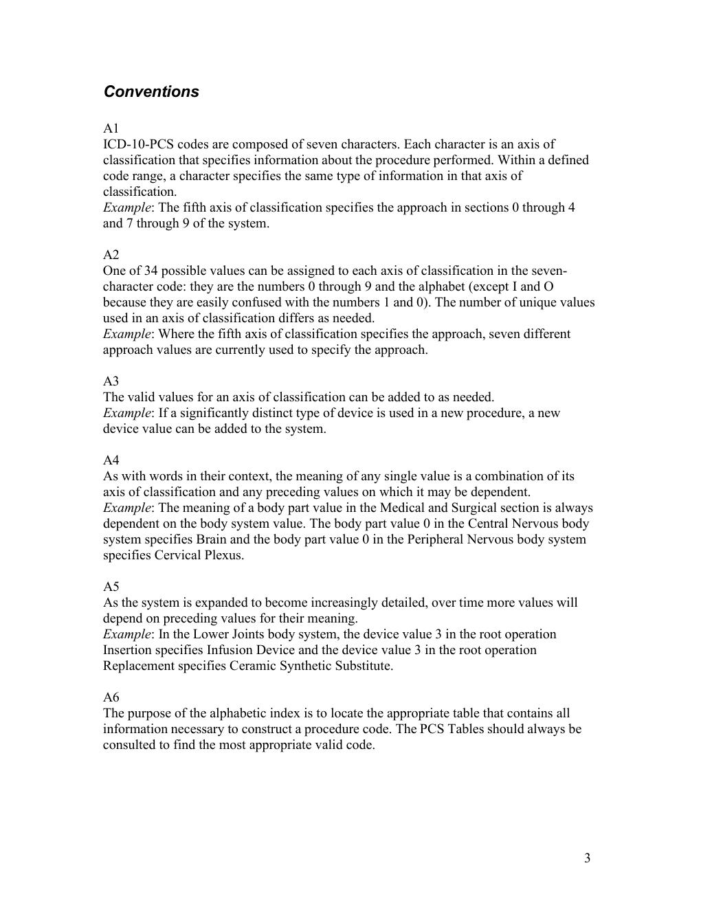 Preview page 3 of ICD-10-PCS OFFICIAL GUIDELINES FOR CODING AND REPORTING 2026