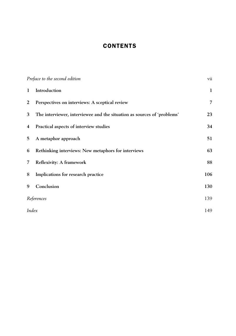 Preview page 6 of eBook [PDF] Interpreting Interviews 2nd Edition By Mats Alvesson