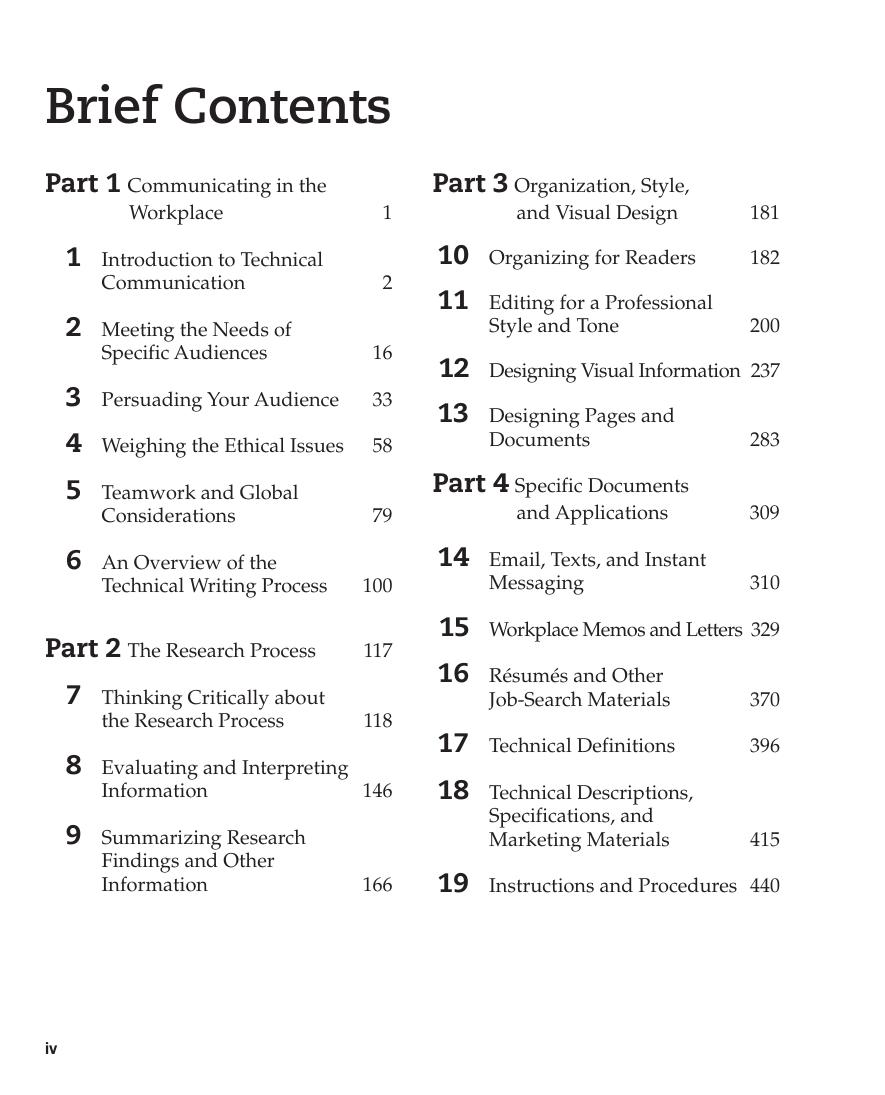 Preview page 5 of Technical Communication 16th Edition By John Lannon, Laura Gurak