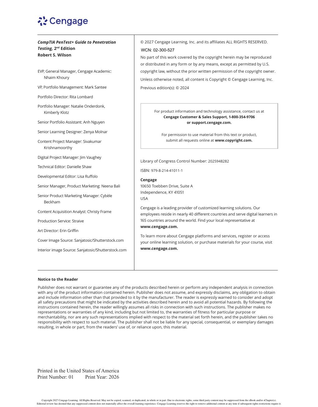 Preview page 4 of CompTIA PenTest+ Guide to Penetration Testing 2nd Edition By Robert S. Wilson