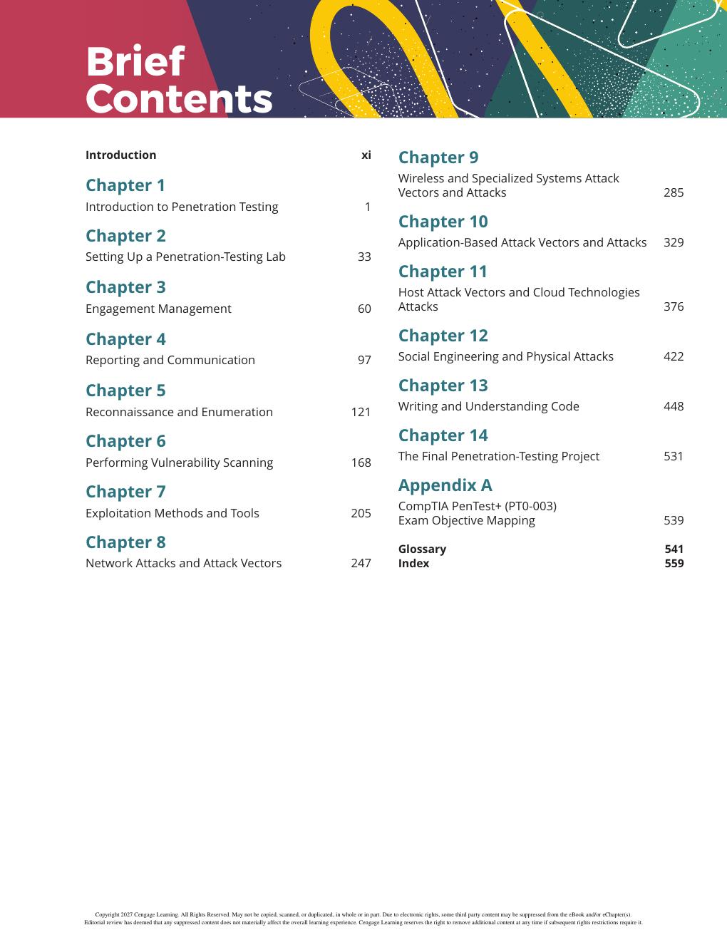 Preview page 5 of CompTIA PenTest+ Guide to Penetration Testing 2nd Edition By Robert S. Wilson