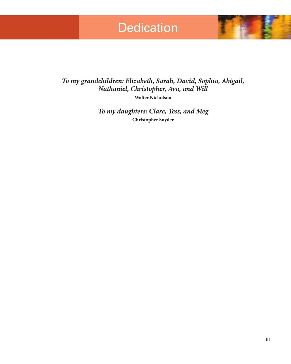 Preview page 4 of Intermediate Microeconomics and Its Application 13th Edition By Walter Nicholson, Christopher M. Snyder eBook PDF