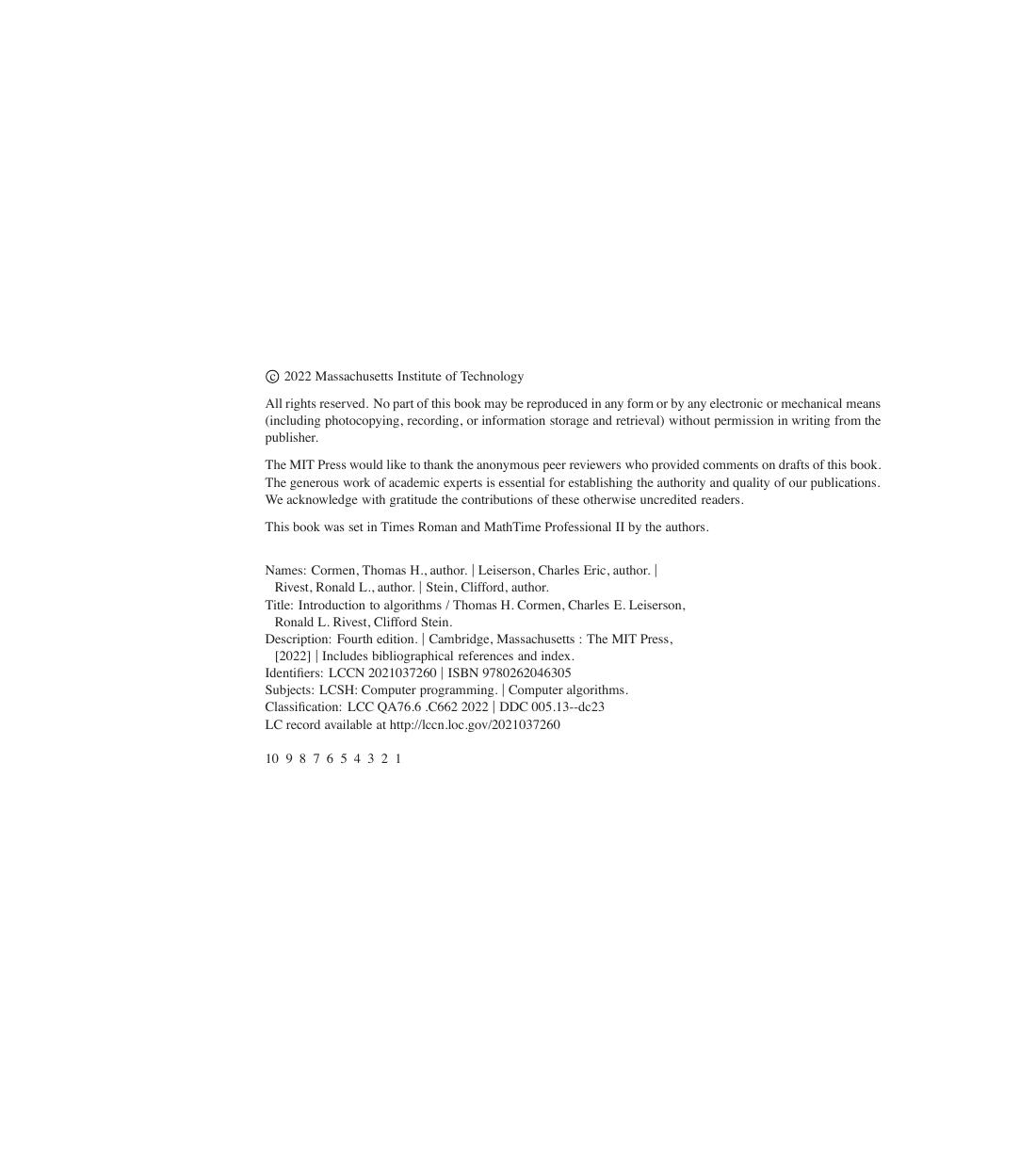Preview page 6 of Introduction to Algorithms 4th Edition By TOMAS H.CORMEN, CHARLES E.LEISERSON