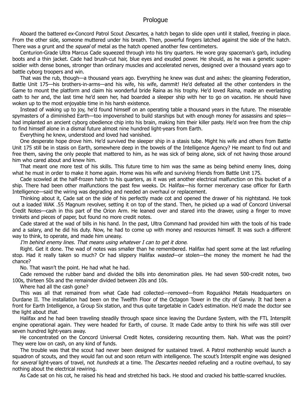 Preview page 5 of eBook(EPUB) The Soldier  Escape Vector 1st Edition  By  Vaughn Heppner