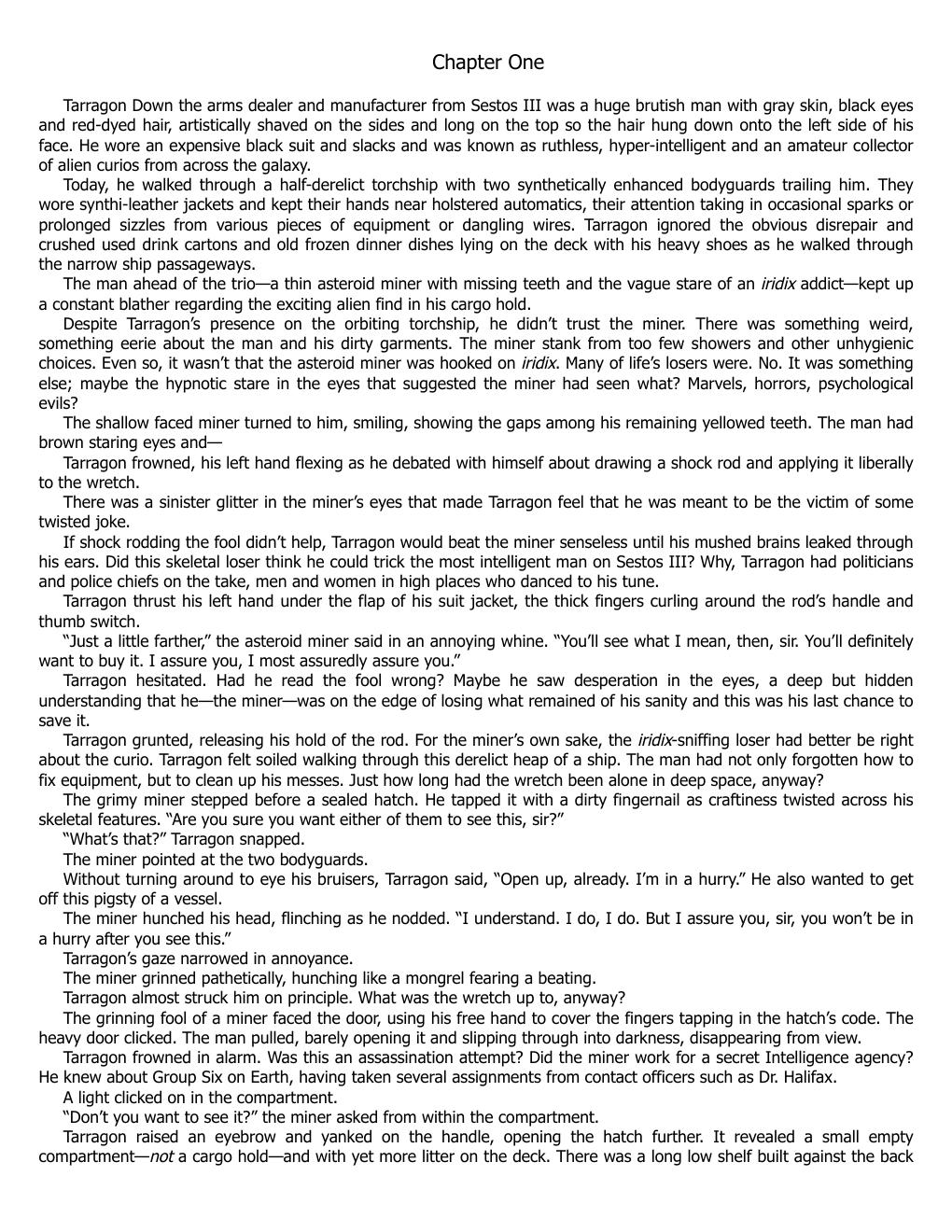 Preview page 7 of eBook(EPUB) The Soldier  Escape Vector 1st Edition  By  Vaughn Heppner