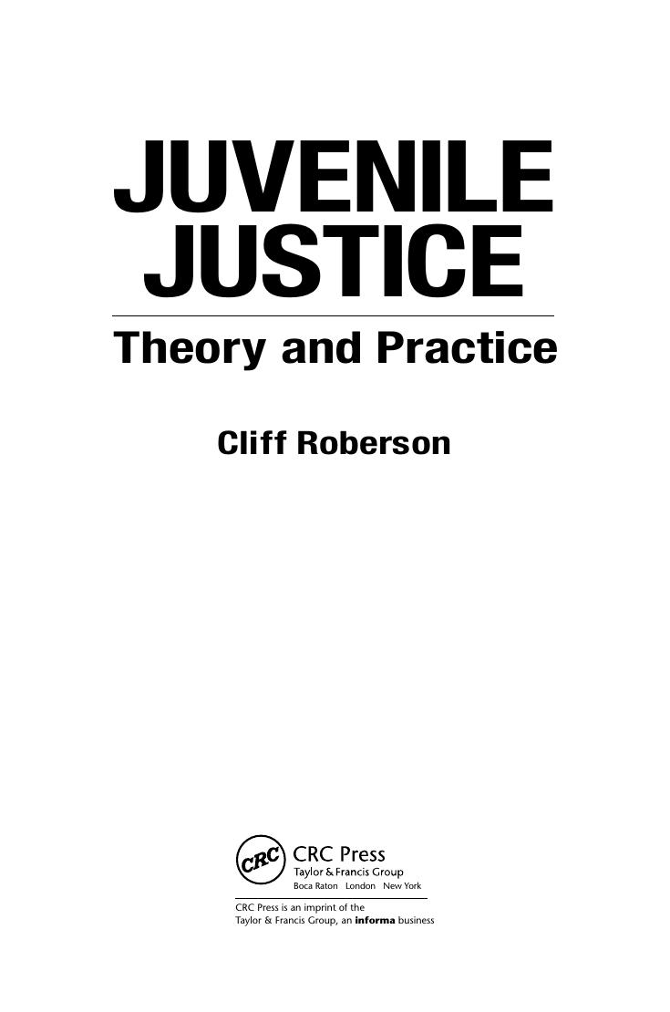 Preview page 4 of Juvenile Justice 1st Edition By Cliff Roberson