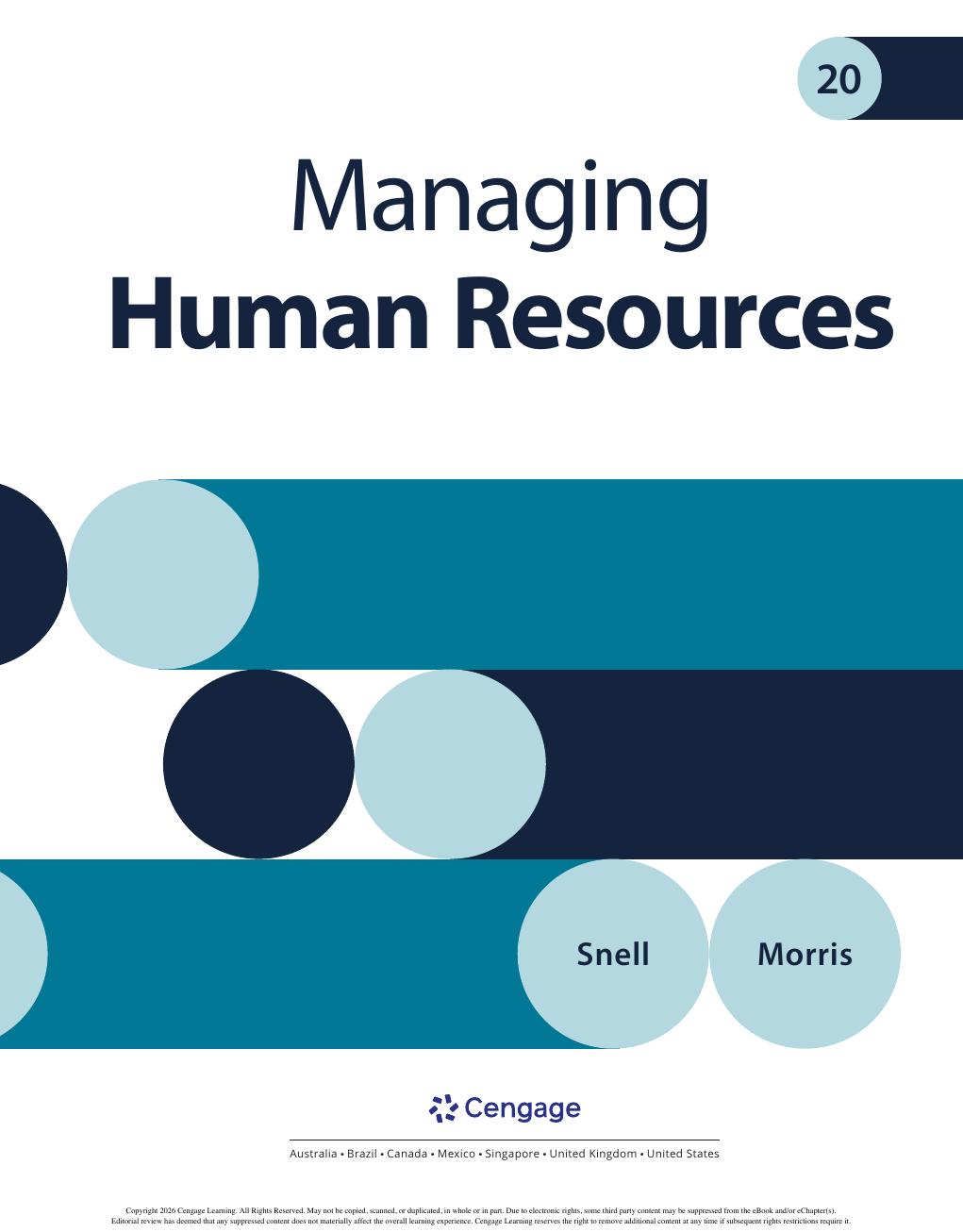 Preview page 2 of Managing Human Resources 20th Edition By Scott Snell, Shad Morris