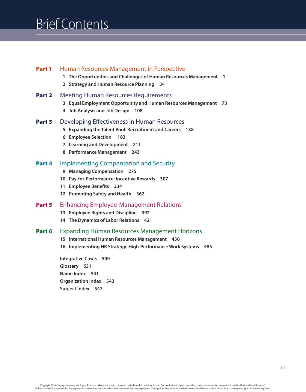 Preview page 5 of Managing Human Resources 20th Edition By Scott Snell, Shad Morris