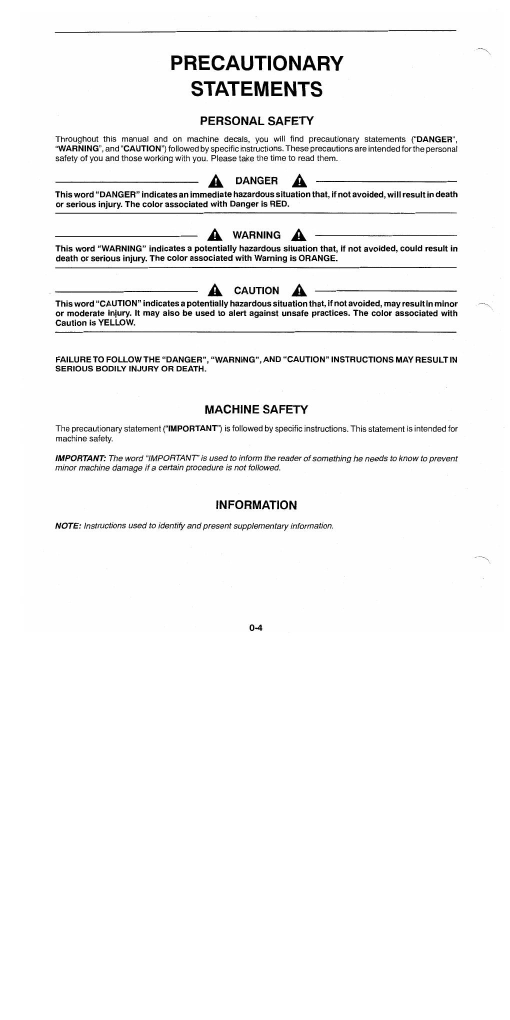 Preview page 5 of New Holland TC35DA TC40DA TC45DA Tractors OPERATOR Manual