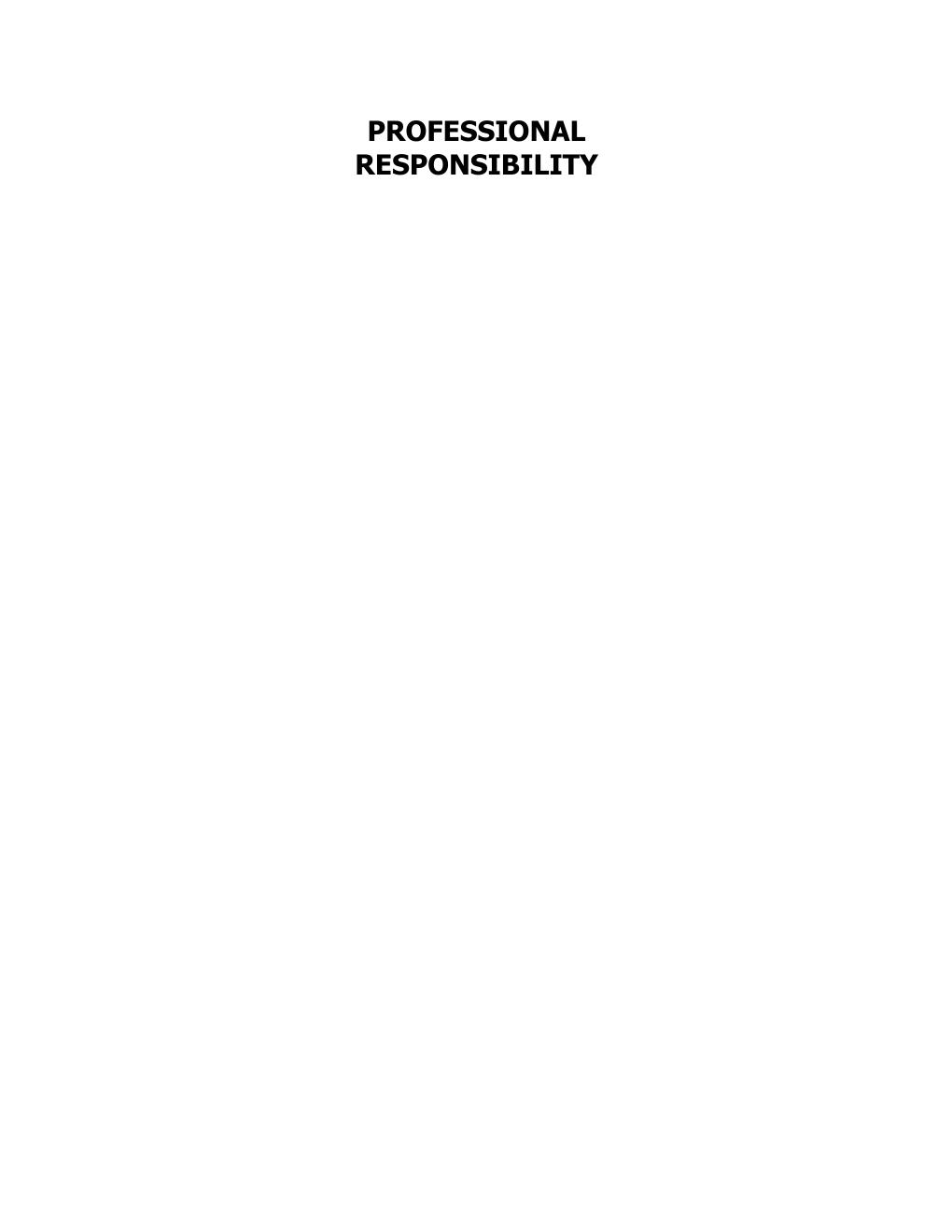 Preview page 2 of Professional Responsibility 8th Edition By Nathan Crystal, Grace Giesel
