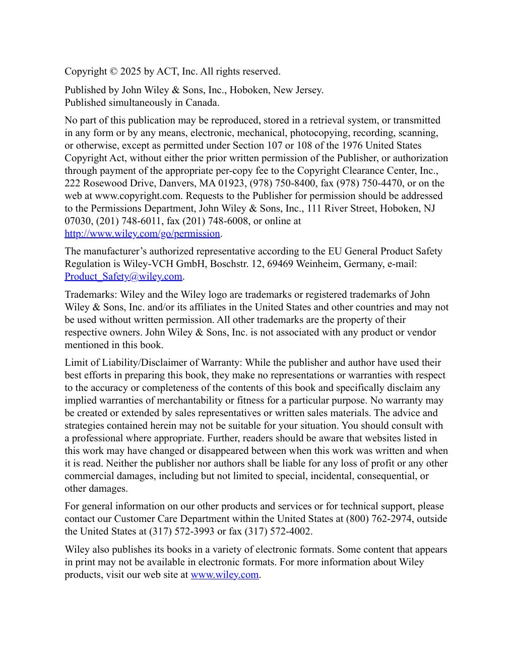Preview page 3 of The Official ACT Prep Guide 2025-2026 By ACT, Barry Abrams