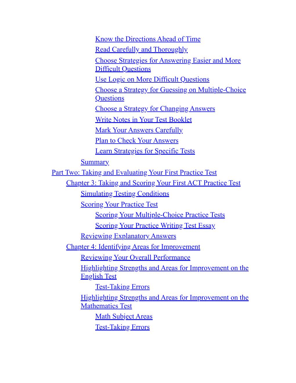 Preview page 6 of The Official ACT Prep Guide 2025-2026 By ACT, Barry Abrams