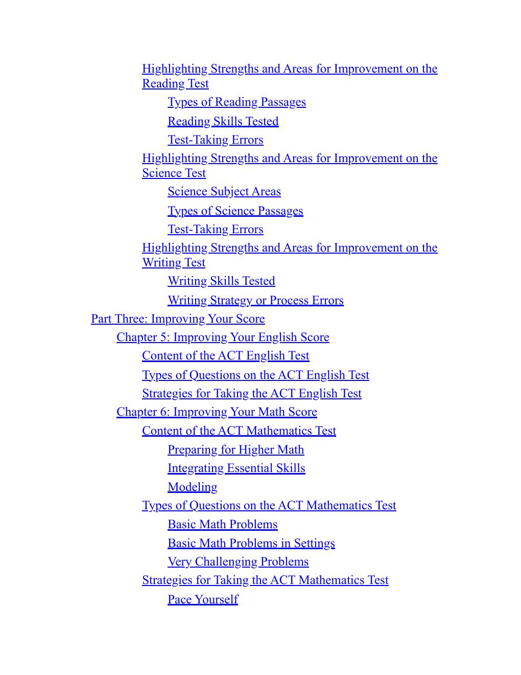 Preview page 7 of The Official ACT Prep Guide 2025-2026 By ACT, Barry Abrams