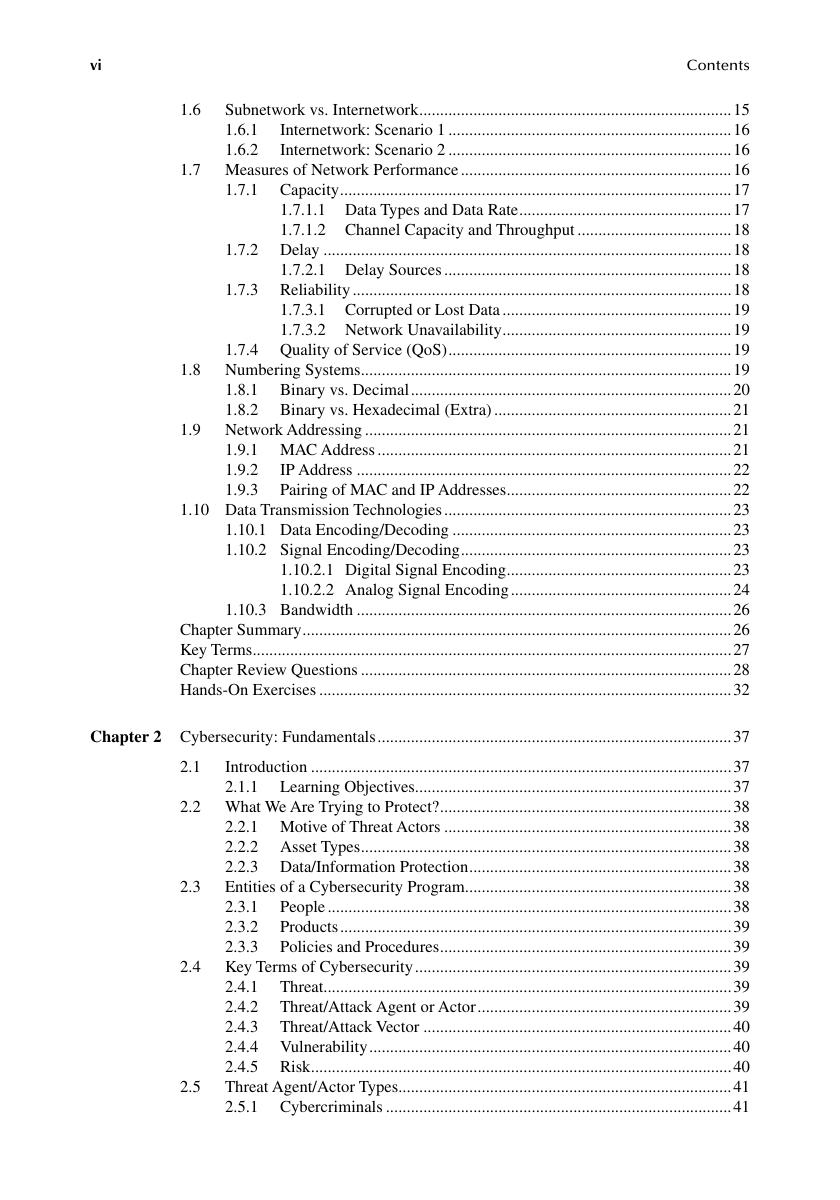 Preview page 6 of A Practical Introduction to Enterprise Network and Security Management 2nd Edition By Bongsik Shin